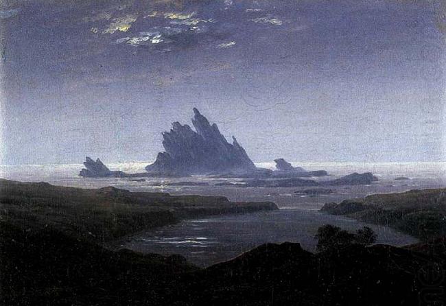 Caspar David Friedrich Rocky Reef on the Sea Shore china oil painting image